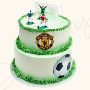 Manchester United Football Cake (2 Tier)