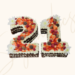 Number 21 Celebration Cake